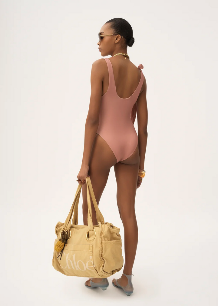 CHLOÉ - Maillot de bain une pièce à bretelle nouée