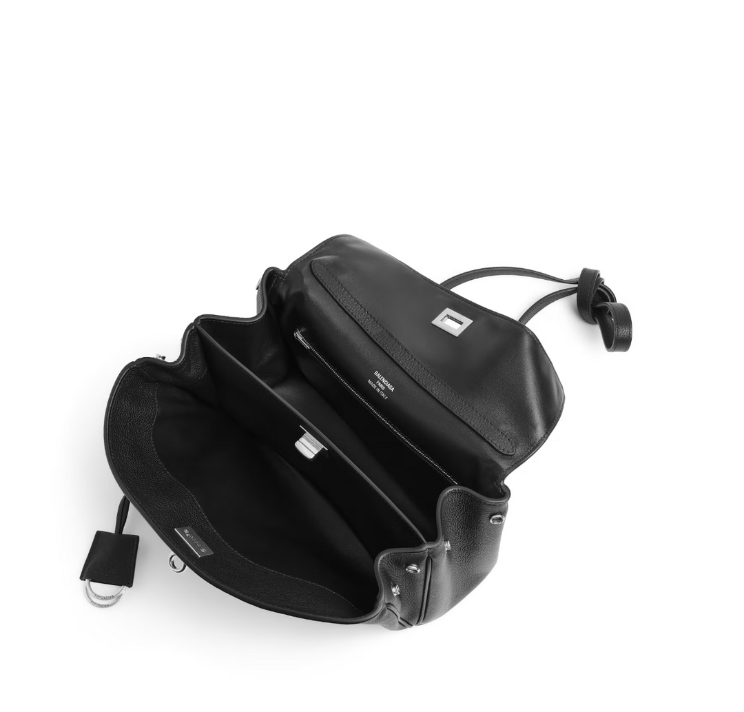 BALENCIAGA - Women's Rodeo Handbag Small Grained Calfskin in Black