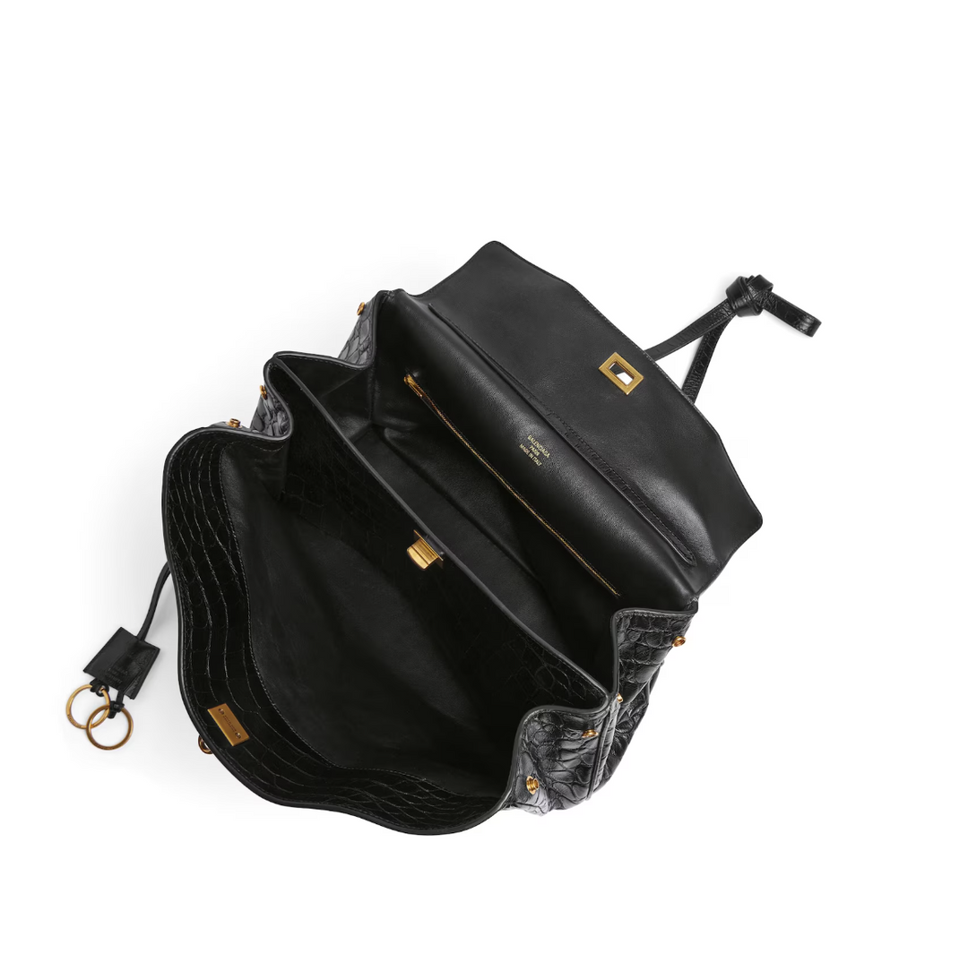 BALENCIAGA - Women's Rodeo Handbag Medium in Black