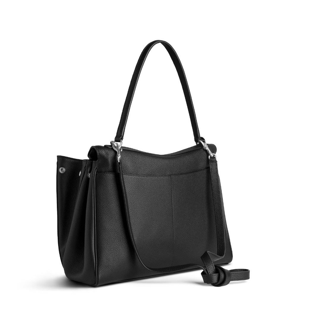 BALENCIAGA - Women's Rodeo Handbag Medium Grained Calfskin in Black