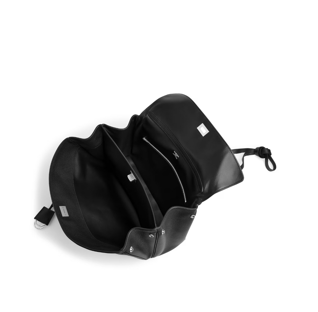 BALENCIAGA - Women's Rodeo Handbag Medium Grained Calfskin in Black
