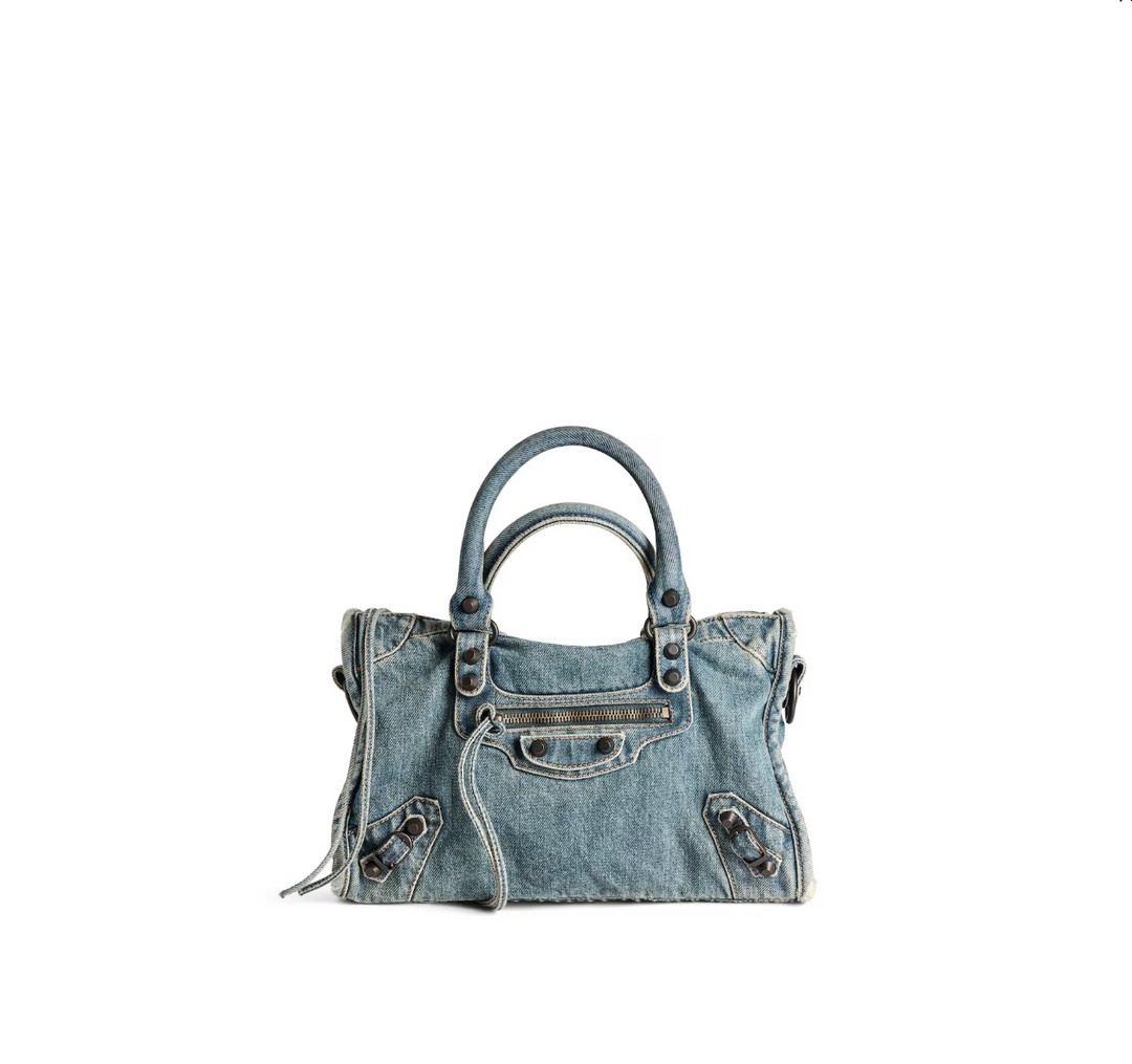 BALENCIAGA Women's Le City Bag Small in Blue – FIRST FEMME