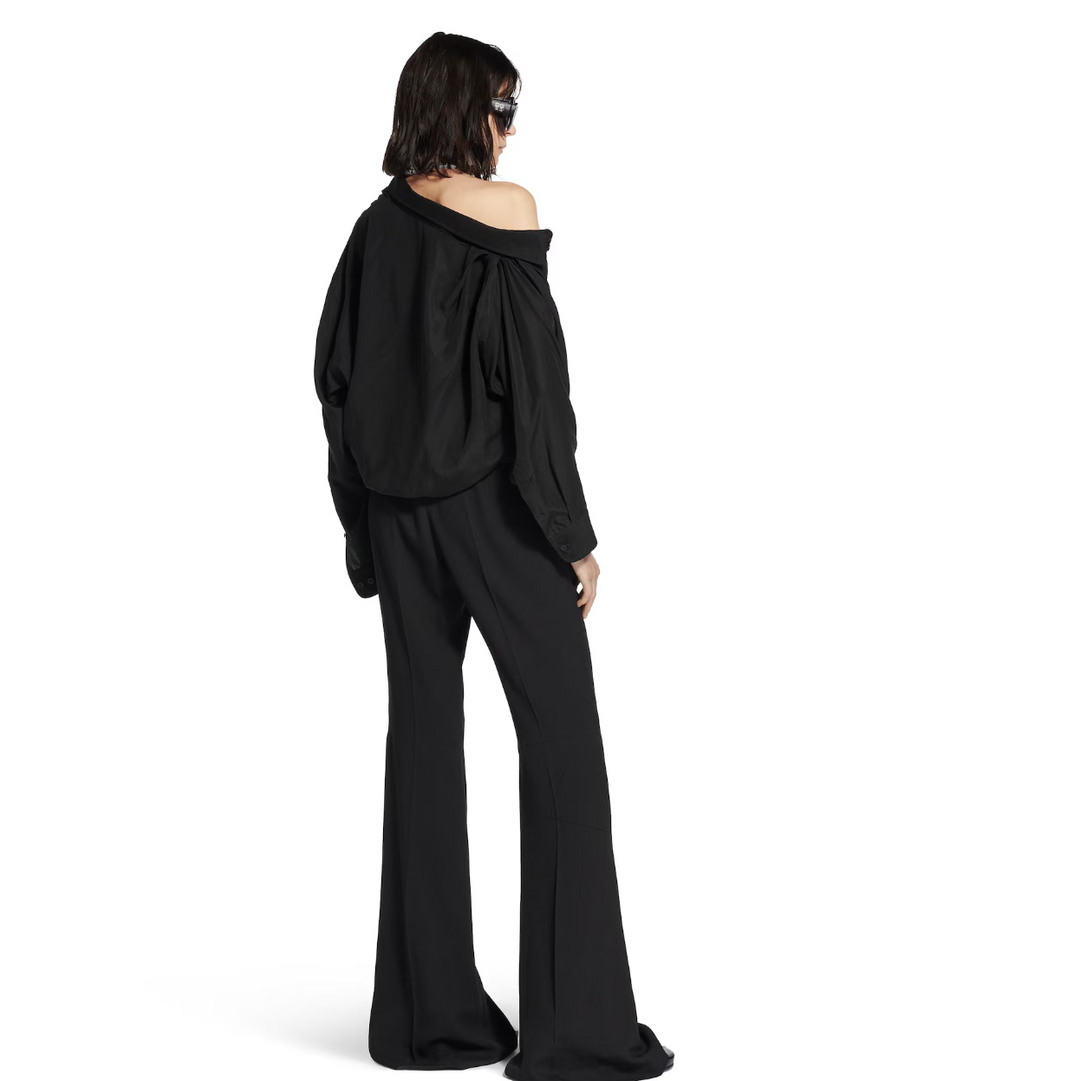 BALENCIAGA - Women's One Shoulder Shirt in Black