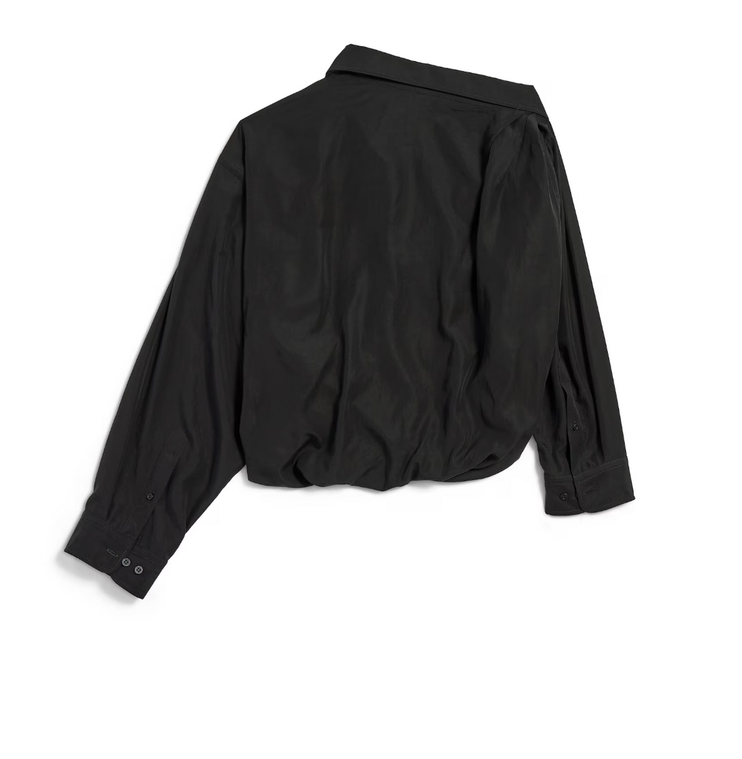 BALENCIAGA - Women's One Shoulder Shirt in Black