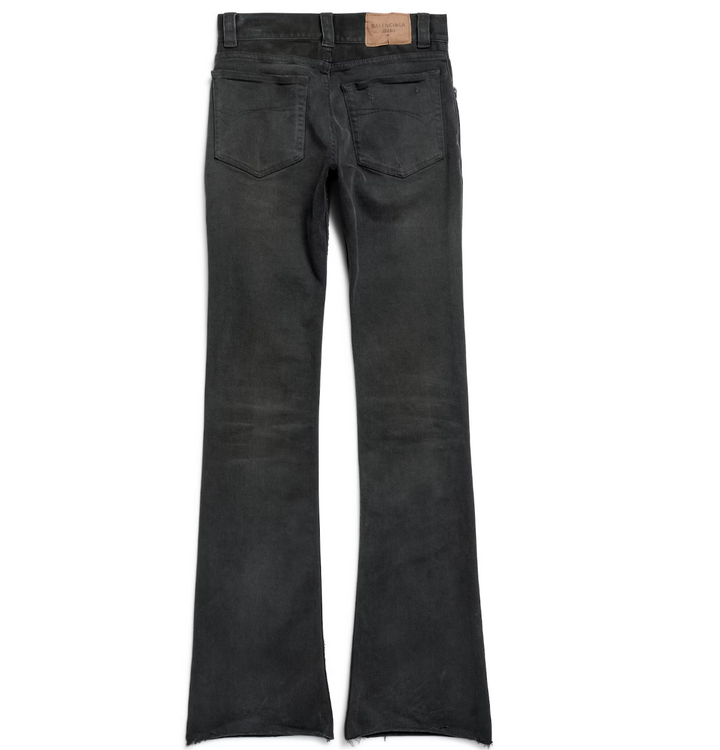 BALENCIAGA - Women's Slim Fit Bootcut Pants in Black/green/red