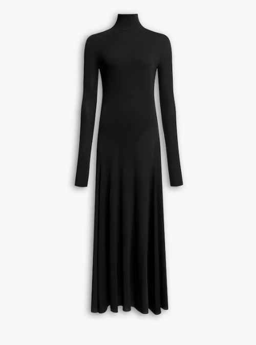 ALAÏA - ROBE COEUR EN JERSEY FLUIDE