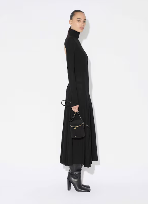 ALAÏA - ROBE COEUR EN JERSEY FLUIDE