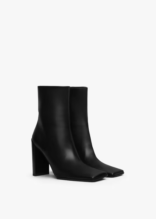 ALAÏA - BOTTINES SQUARE EN CUIR
