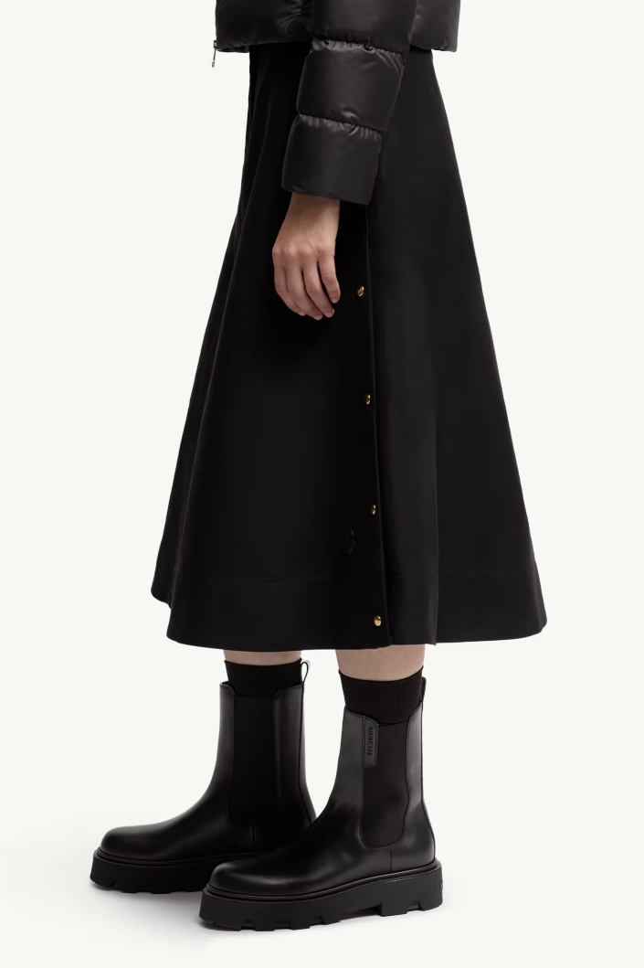 MONCLER - Bottes Chelsea Aurea en cuir