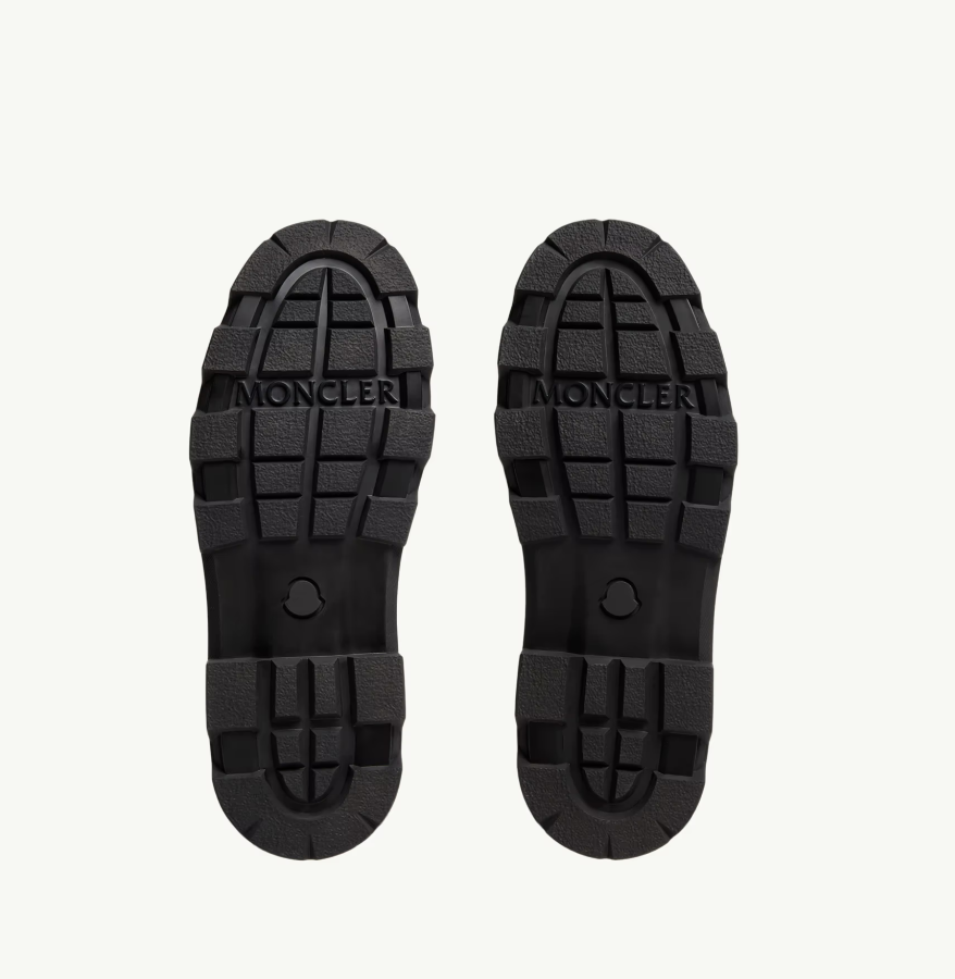 MONCLER - Bottes Chelsea Aurea en cuir