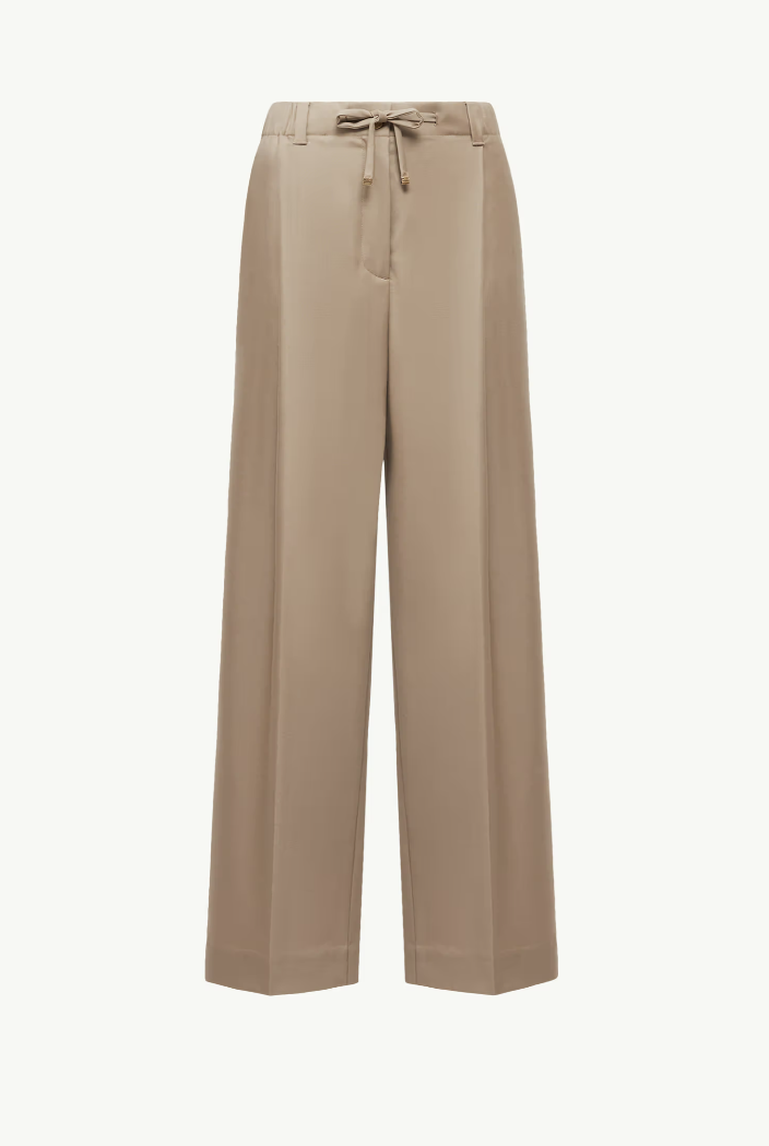 MONCLER - Pantalon en gabardine de laine