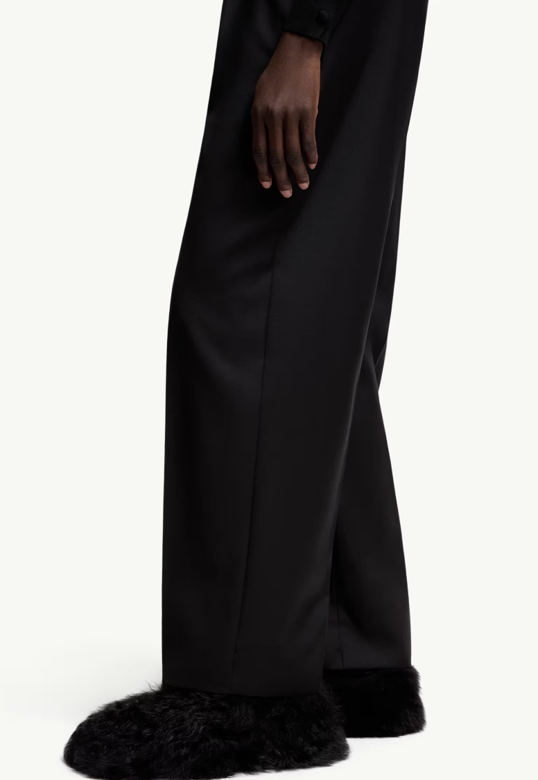 MONCLER - Pantalon en gabardine de laine