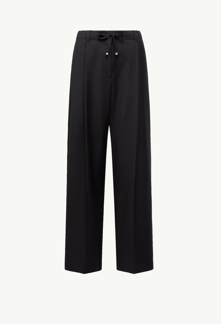 MONCLER - Pantalon en gabardine de laine