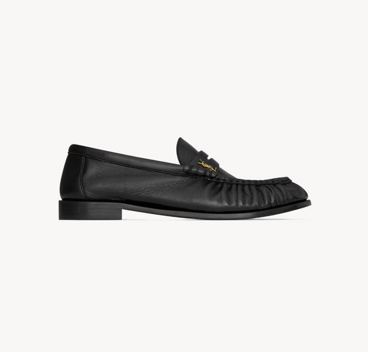 SAINT LAURENT - LE LOAFER supple mocassins en cuir brillant