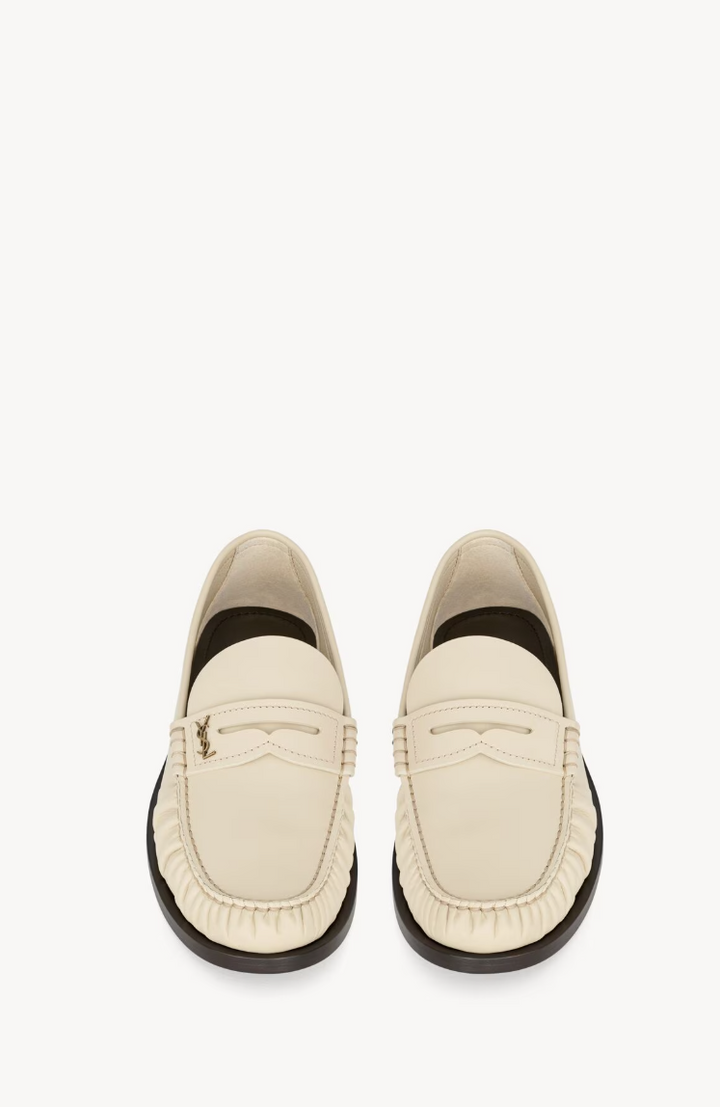 SAINT LAURENT - LAURENT mocassins en cuir lisse