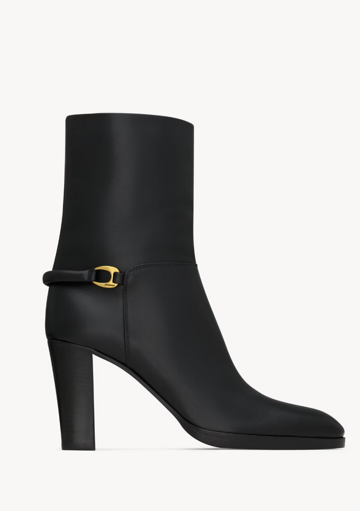 SAINT LAURENT - SULPICE bottines en cuir lisse