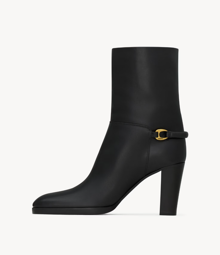 SAINT LAURENT - SULPICE bottines en cuir lisse