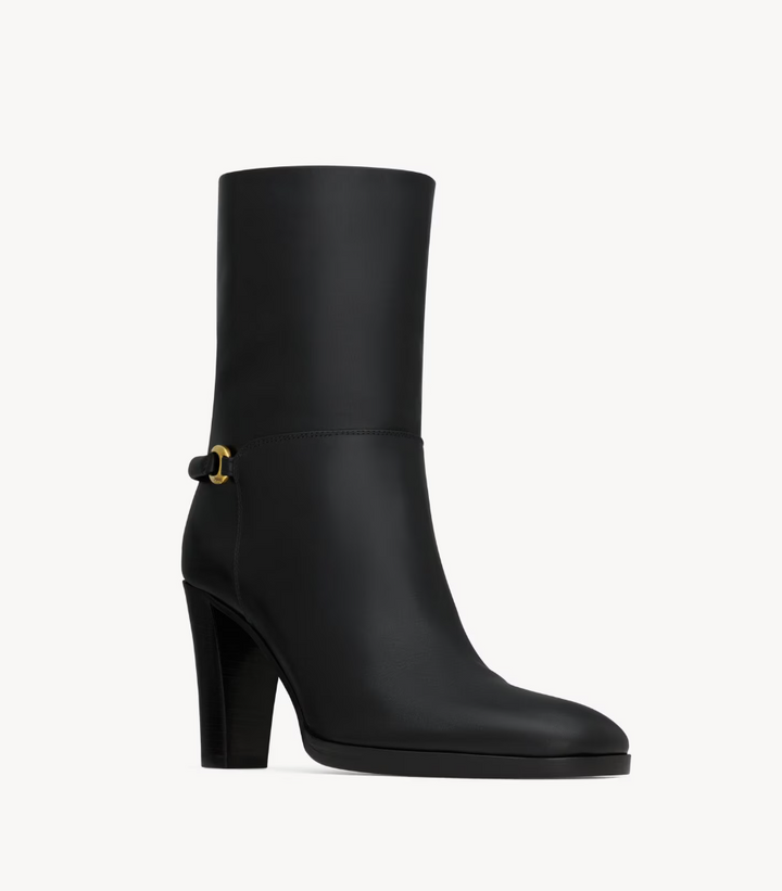 SAINT LAURENT - SULPICE bottines en cuir lisse