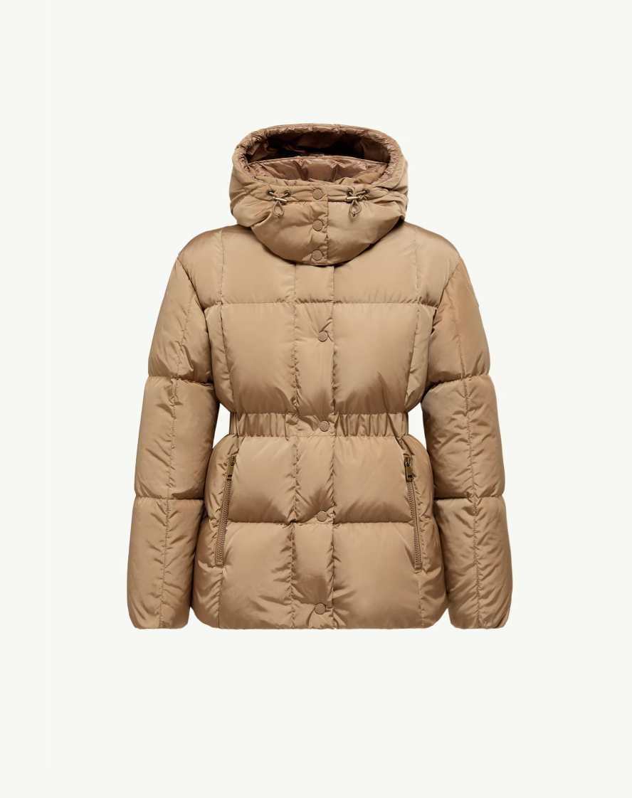 MONCLER - Doudoune à matelassage carré à capuche Agneux