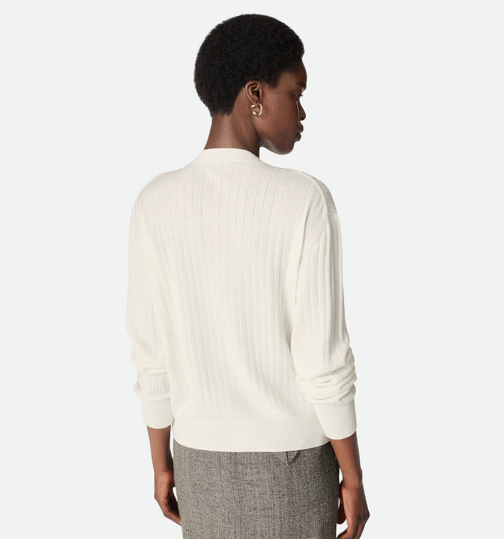 BOTTEGA VENETA - Cardigan en laine côtelée