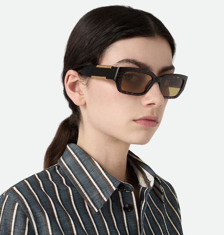 BOTTEGA VENETA - Lunettes de soleil rectangulaires Dash