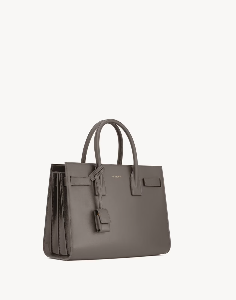 SAINT LAURENT - SAC DE JOUR EN CUIR LISSE - BABY