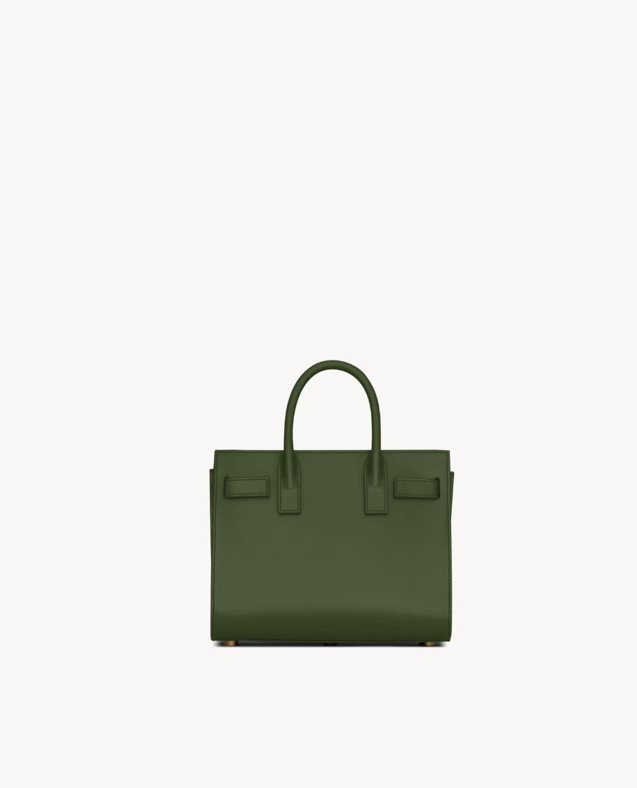 SAINT LAURENT - SAC DE JOUR EN CUIR LISSE - NANO