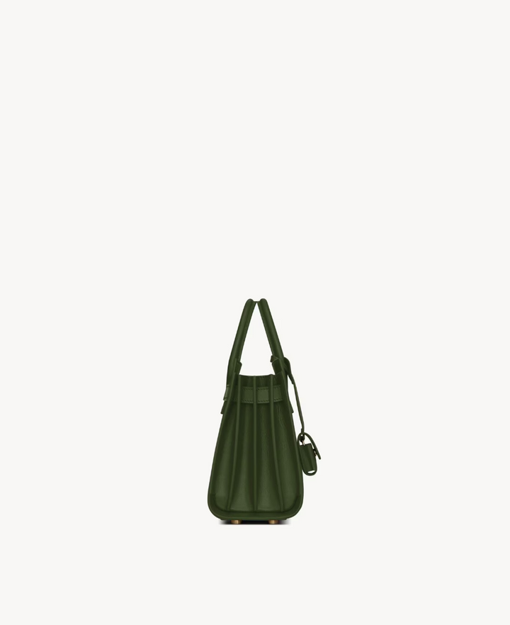 SAINT LAURENT - SAC DE JOUR EN CUIR LISSE - NANO