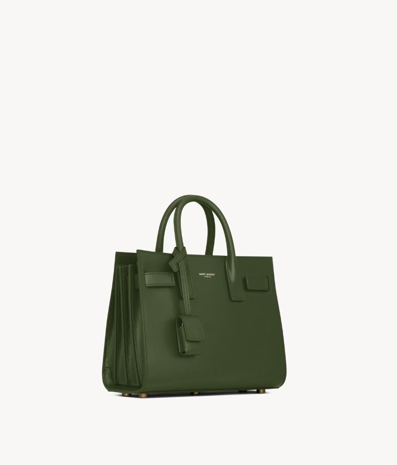 SAINT LAURENT - SAC DE JOUR EN CUIR LISSE - NANO