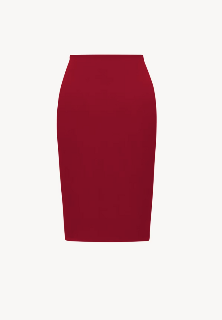 SAINT LAURENT - Jupe crayon en satin