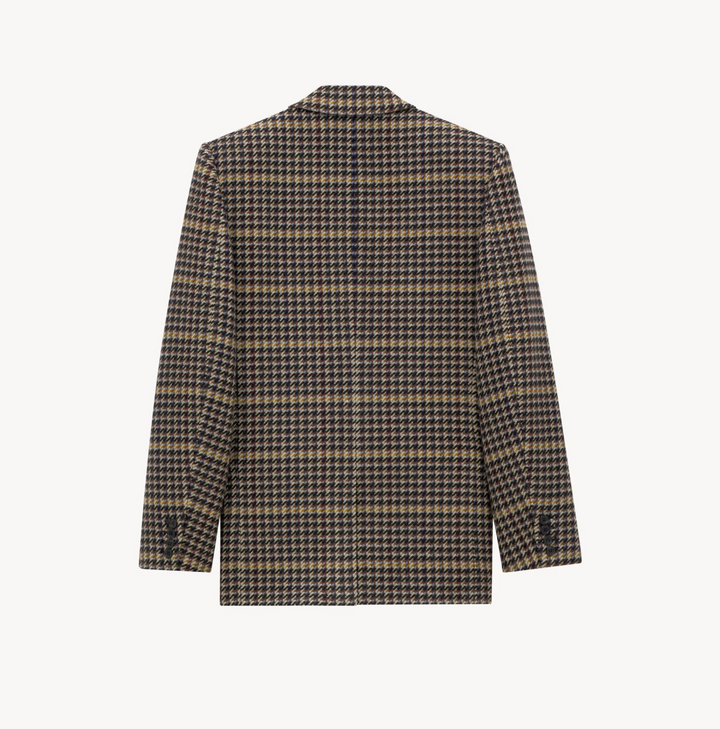 SAINT LAURENT - Veste à carreaux en laine