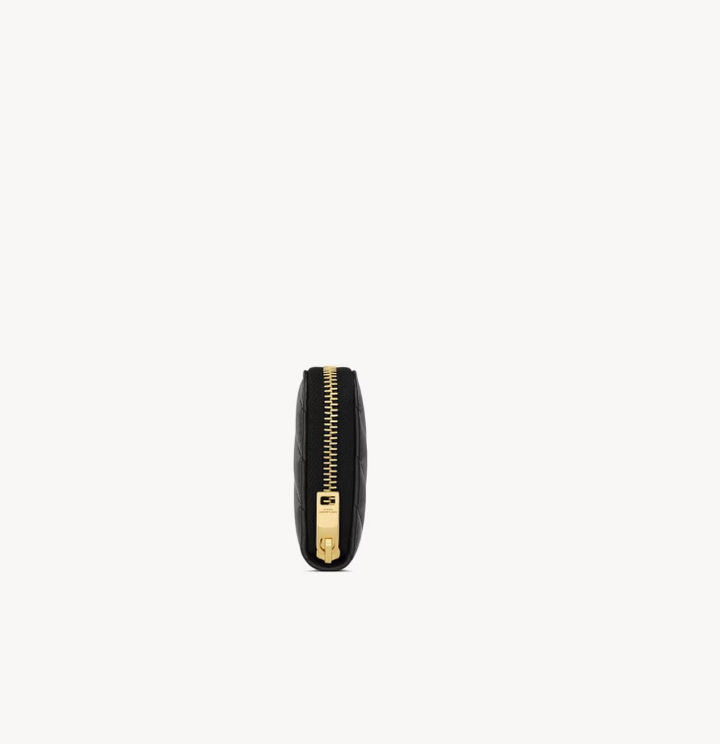 SAINT LAURENT - CASSANDRE porte-monnaie en cuir d’agneau