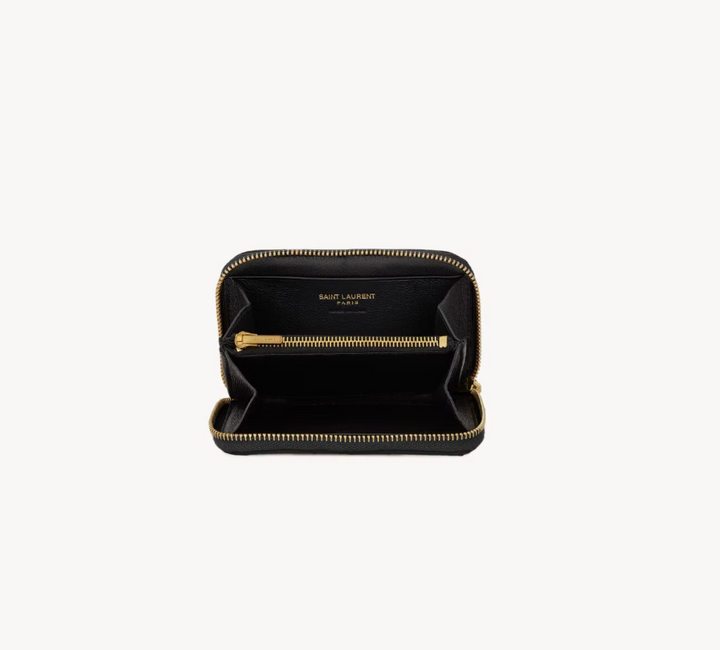 SAINT LAURENT - CASSANDRE porte-monnaie en cuir d’agneau