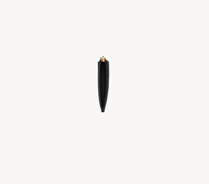 SAINT LAURENT - CASSANDRE FRAGMENTS PORTE-CARTES EN CUIR GRAIN DE POUDRE