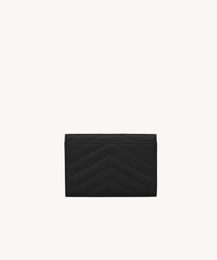 SAINT LAURENT - CASSANDRE PORTEFEUILLE EN CUIR GRAIN DE POUDRE