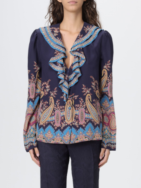 ETRO - Chemise col à volants