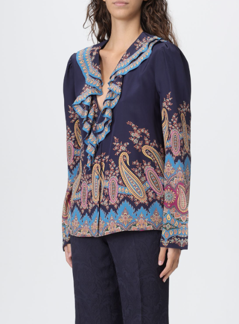 ETRO - Chemise col à volants