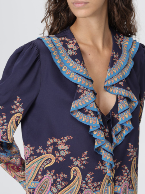 ETRO - Chemise col à volants