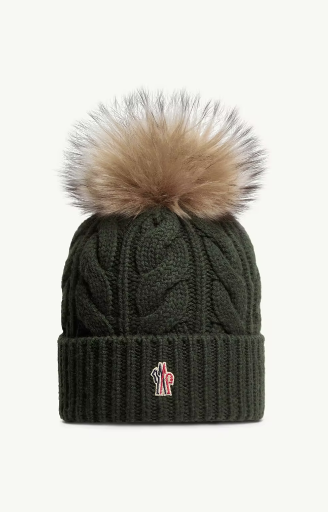MONCLER - Bonnet en laine et cachemire