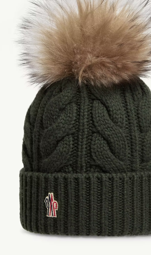 MONCLER - Bonnet en laine et cachemire