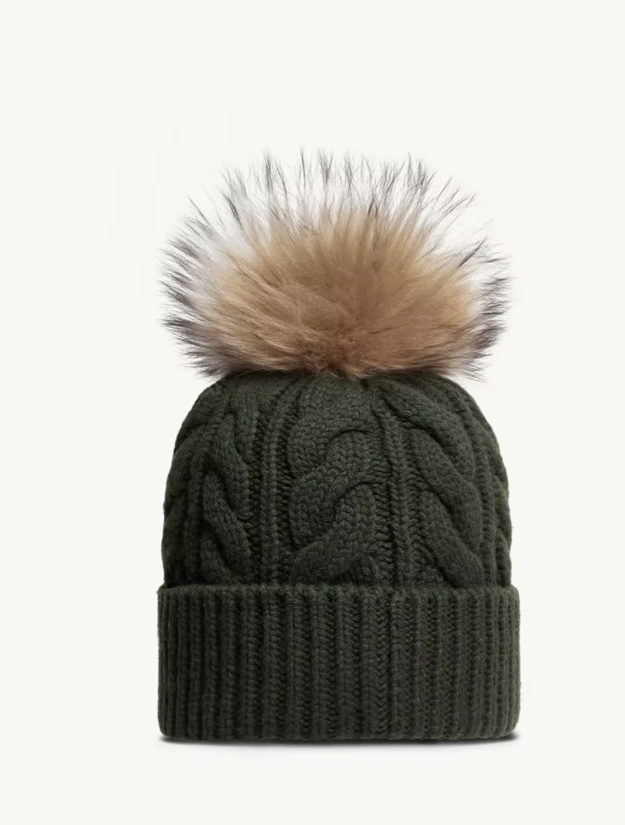 MONCLER - Bonnet en laine et cachemire