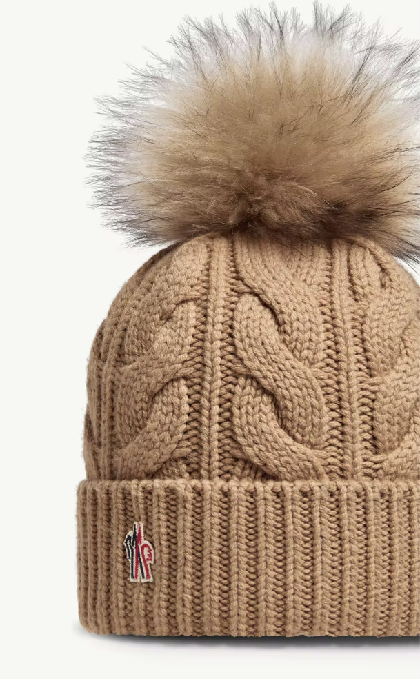 MONCLER - Bonnet en laine et cachemire