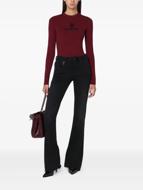 BALENCIAGA - pull à logo imprimé