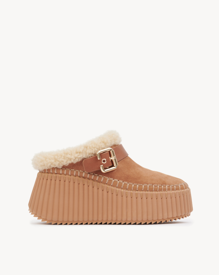 CHLOÉ - Mules compensées Nama
