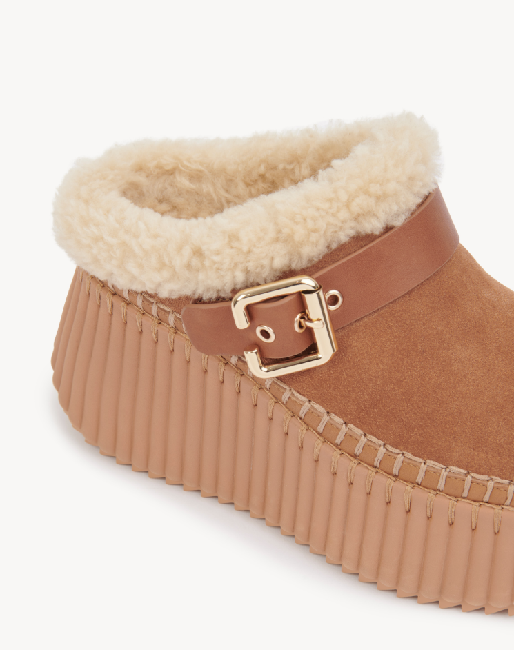 CHLOÉ - Mules compensées Nama