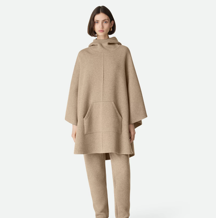 BOTTEGA VENETA - Cape à capuche en cachemire
