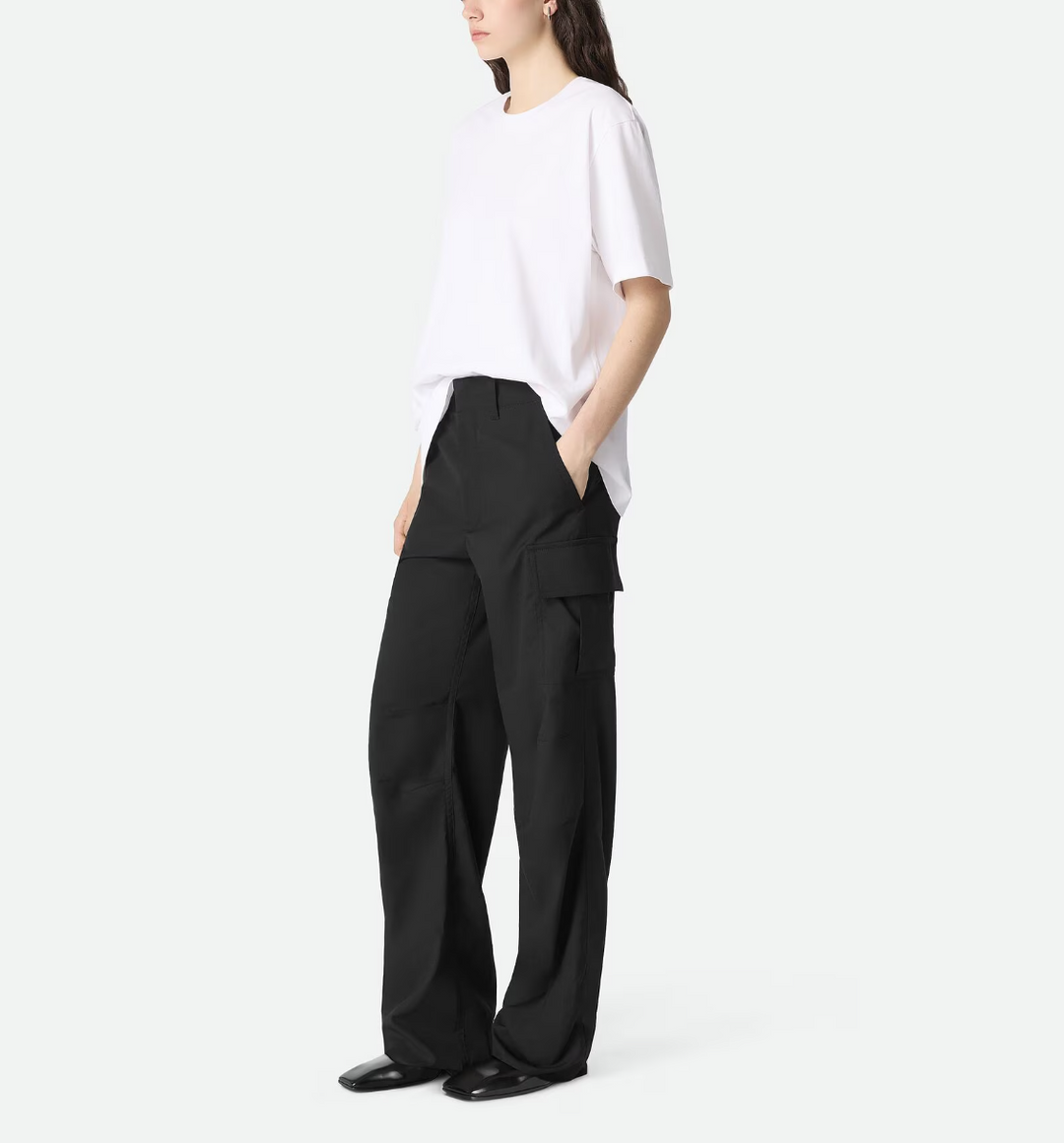 BOTTEGA VENETA - Pantalon cargo en laine fine