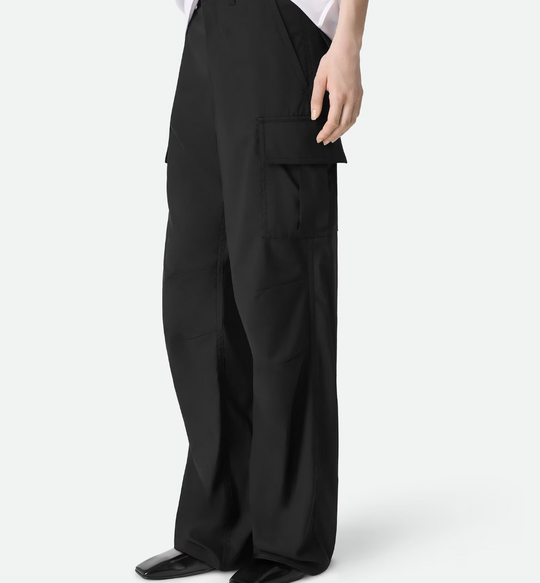 BOTTEGA VENETA - Pantalon cargo en laine fine