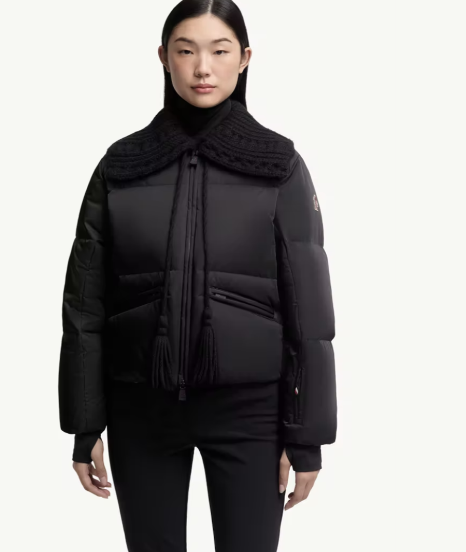 MONCLER - Veste de ski en duvet et laine Furtschellas