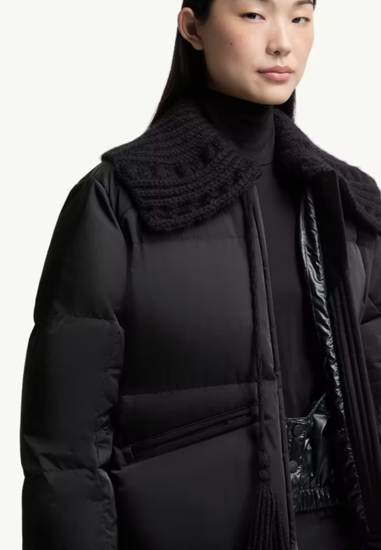 MONCLER - Veste de ski en duvet et laine Furtschellas